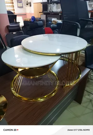 2 in 1 Marble Center Table