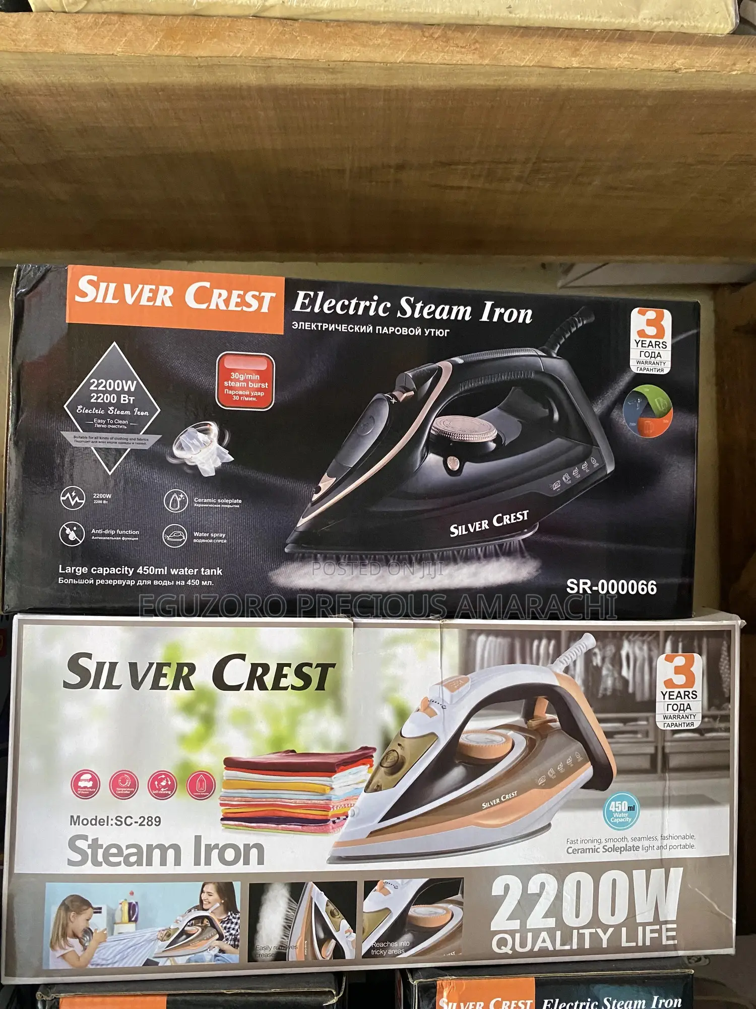 Avinas High-Performance Electric Steam Iron -3000watts