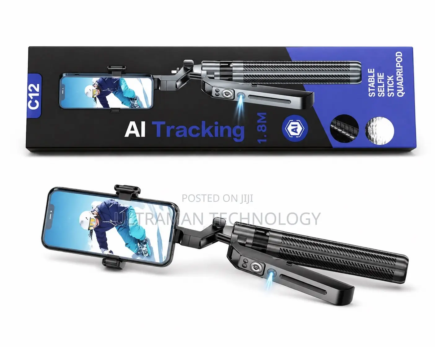 C12 Ai Tracker Smart Tripod