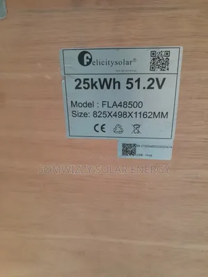 High Quality Felicity Lithium Battery 25kwh