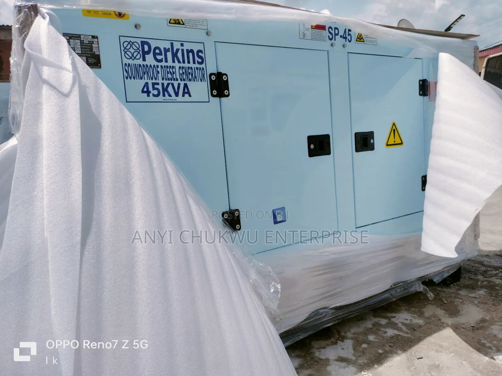 New Perkins Soundproof 45kva