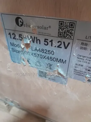 Original 12.5kwh Felicity Lithium Battery 51v. 7 Year Warranty