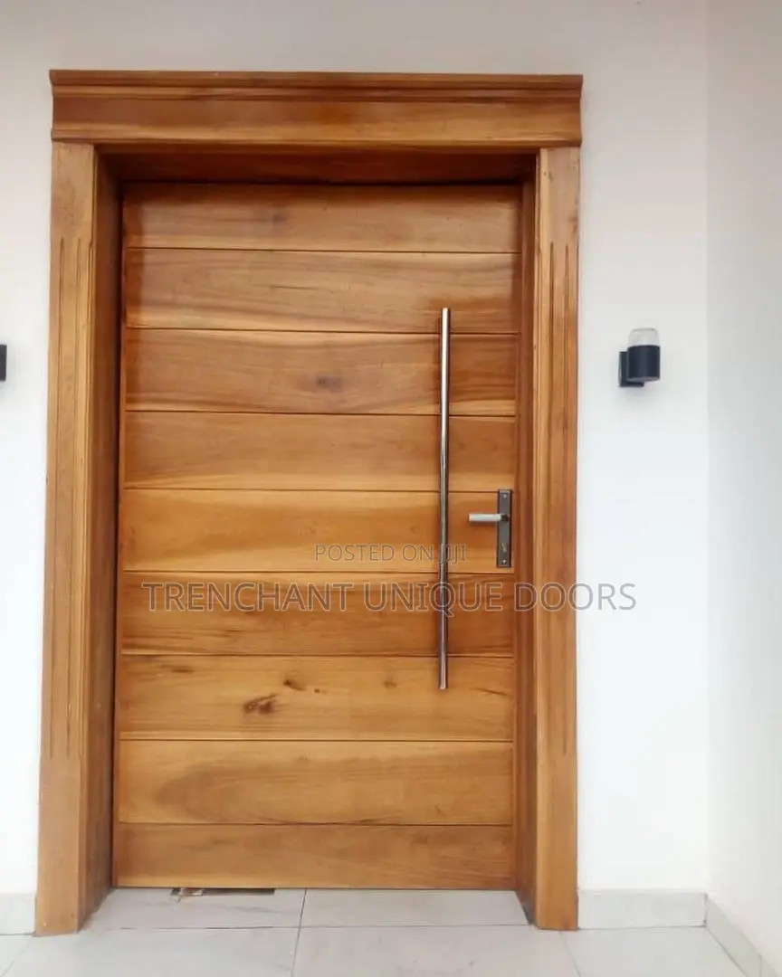 Mahogany Wooden Security Doors