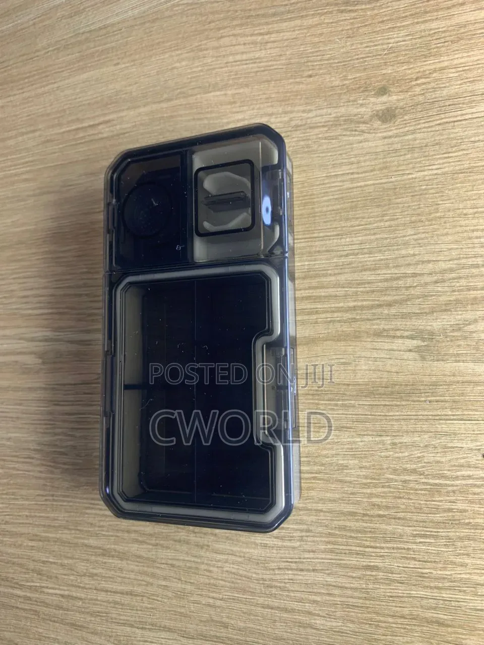 Multi-Compartment Pill Organizer Cutter Case