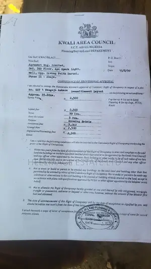 Hot 50 Hectares Housing Estate on Express Road Kwali