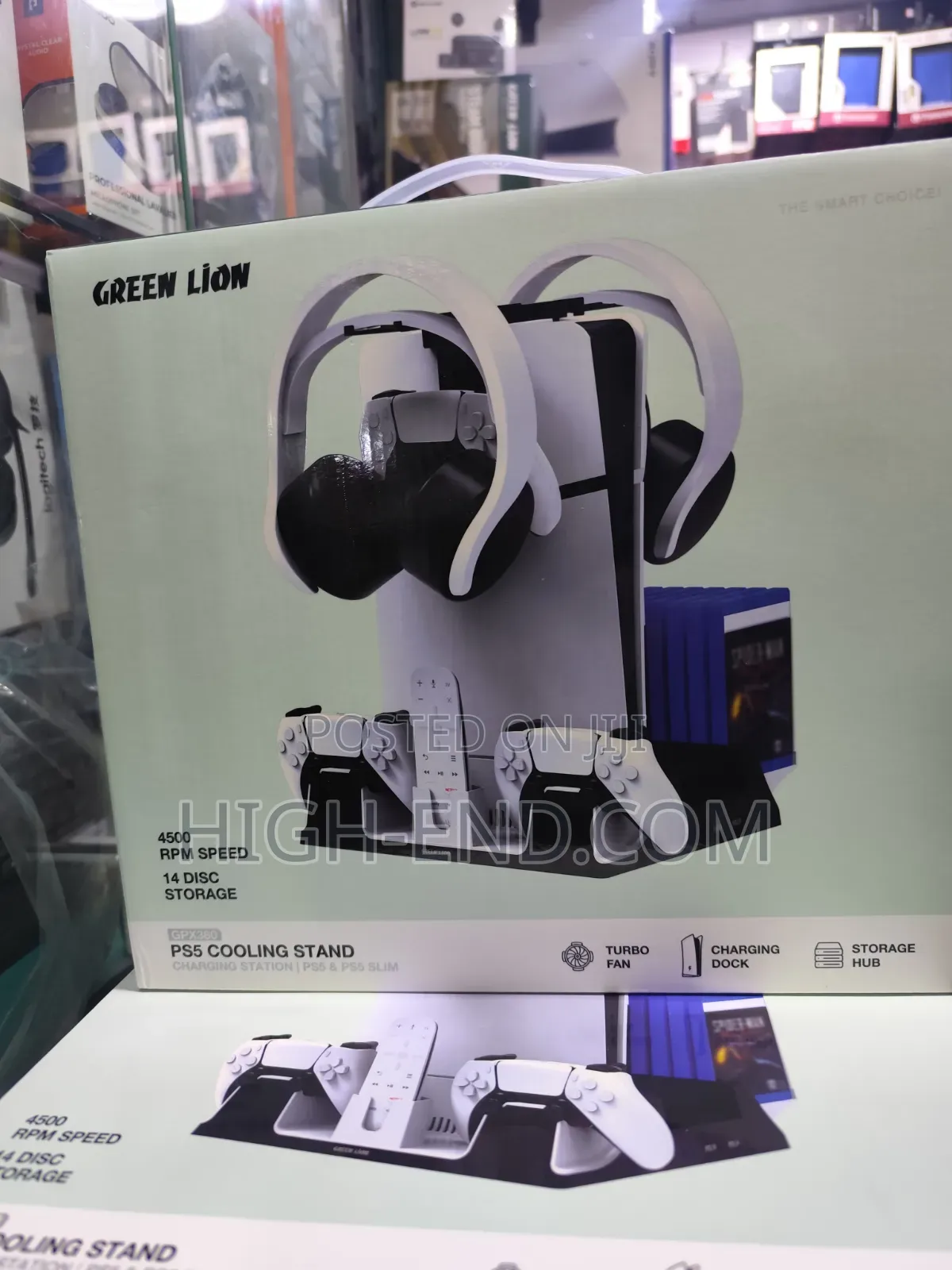Green Lion Ps5 Cooling Stand