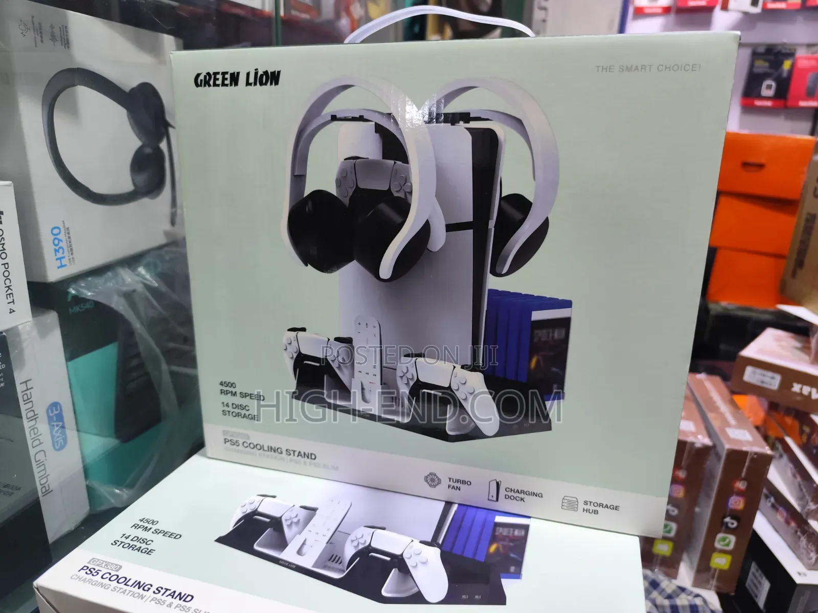 Green Lion Ps5 Cooling Stand