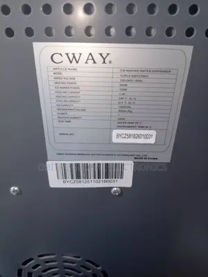 Cway Water Dispenser With Ice Cube Maker