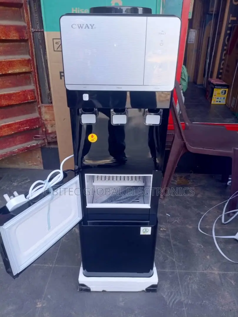 Cway Water Dispenser With Ice Cube Maker