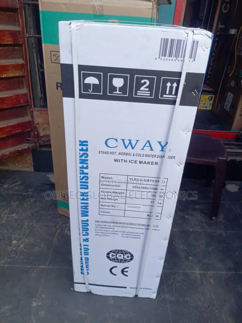Cway Water Dispenser With Ice Cube Maker