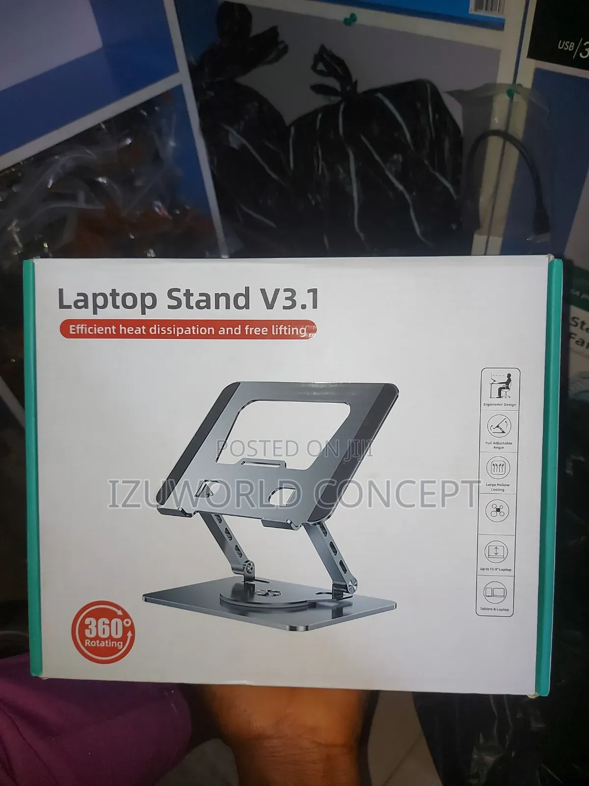 Laptops  Stand V3.1 360 Rotation