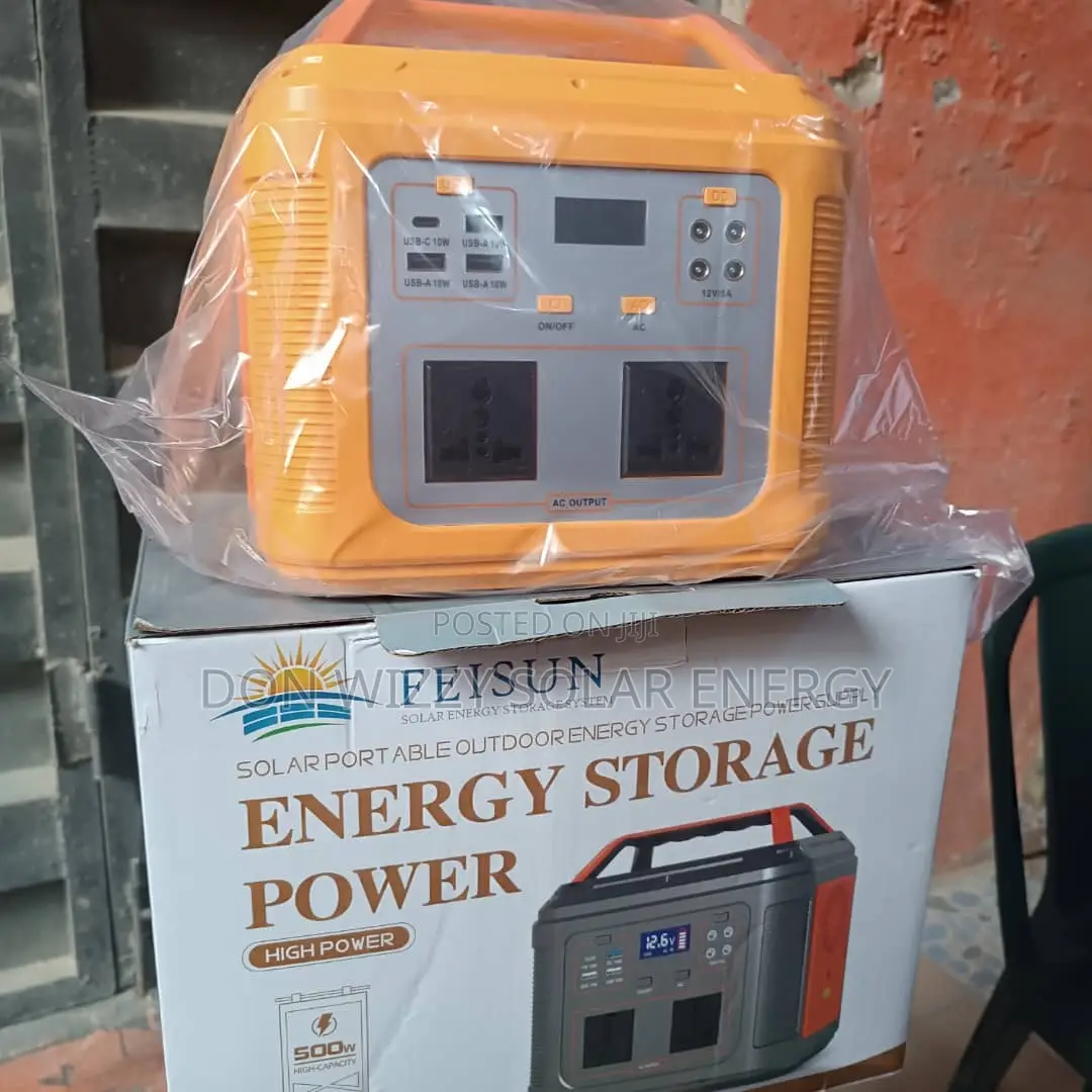 500w Solar Generator With Panel