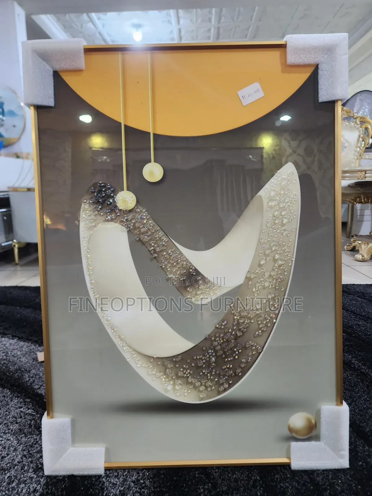 Golden Orbit Wall Frame