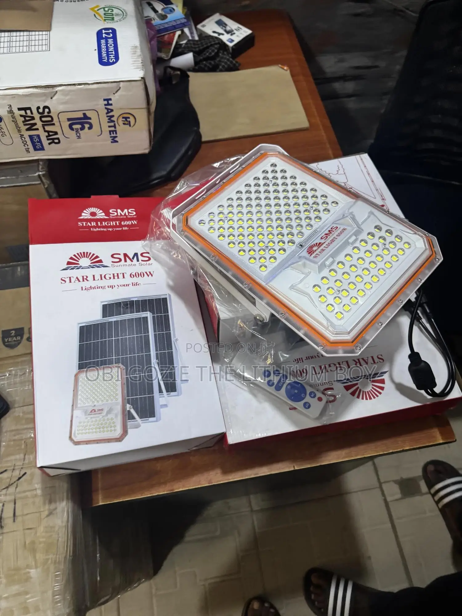 600watts SMS Solar Flood Light Best Importer and Seller