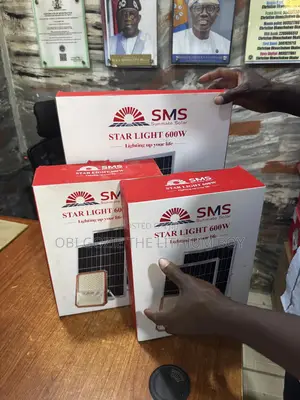 600w SMS Solar Flood Light in Nigeria