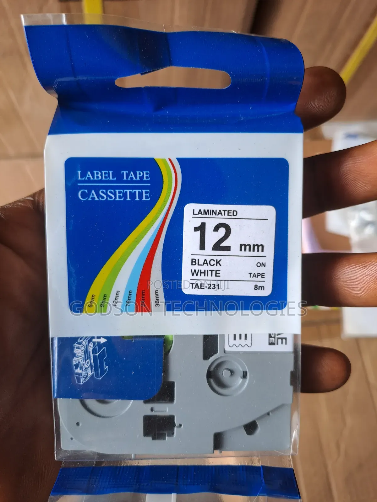 Label Tape Cassette 12mm