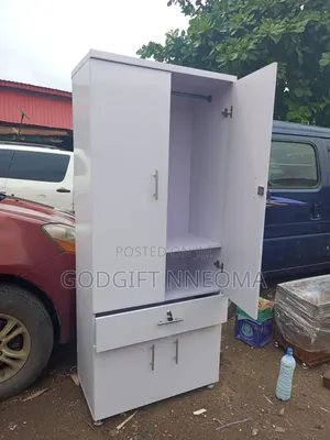 6ft × 30inch Off White Wardrobe