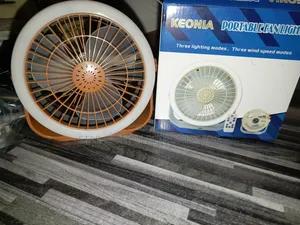 Table Solar Fan Light