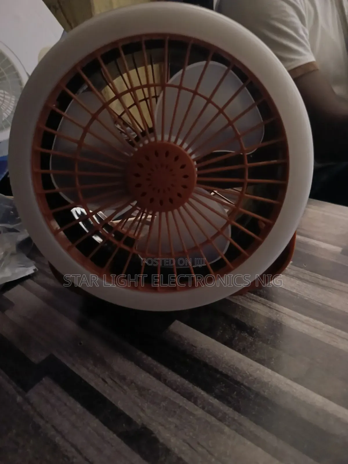 Table Solar Fan Light