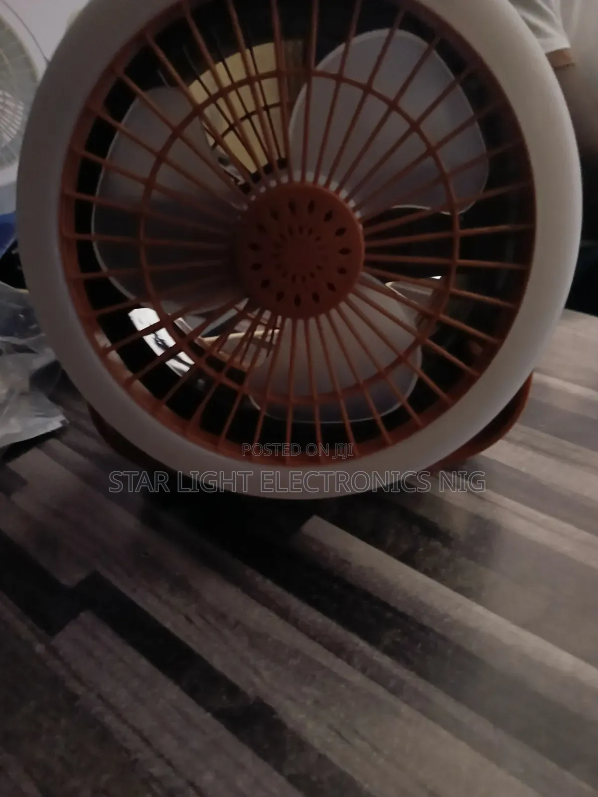 Table Solar Fan Light