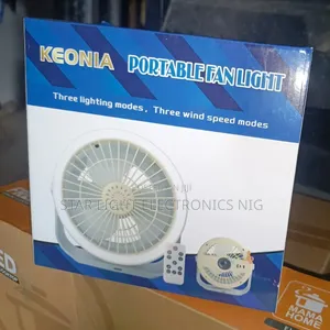 Table Solar Fan Light