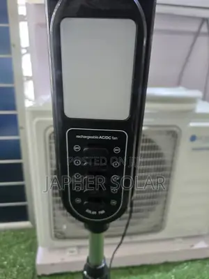 Cola Rechargeable Solar Fan