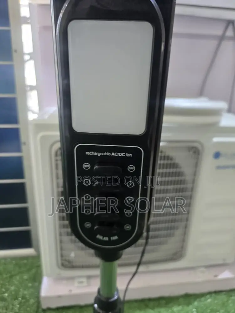 Cola Rechargeable Solar Fan