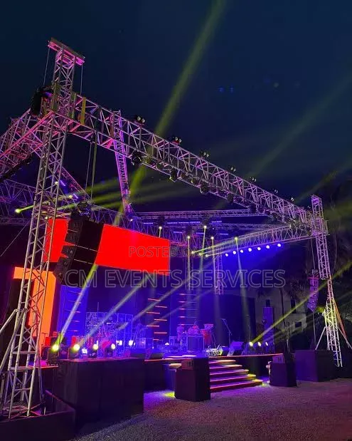 Event Lighting Setup