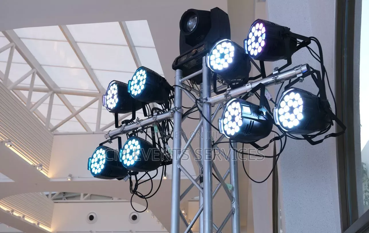 Event Lighting Setup