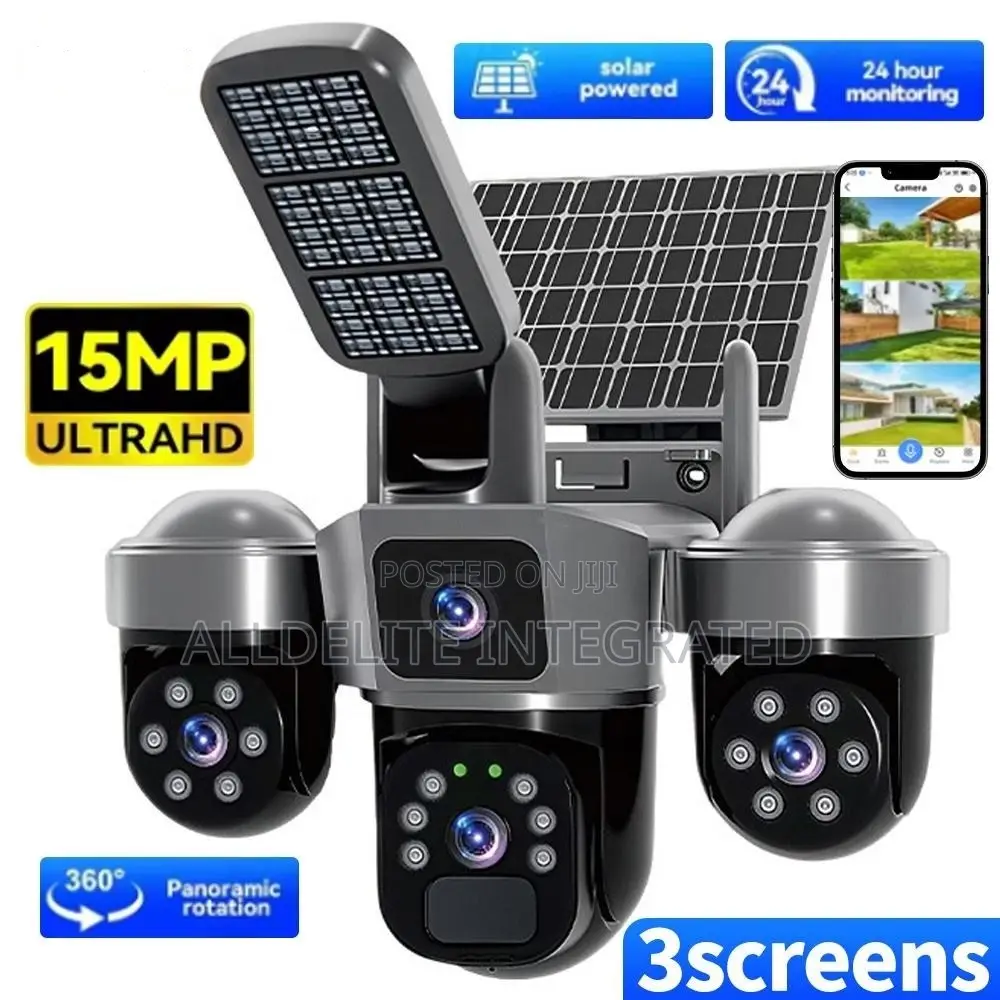 Solar CCTV Camera Wireless Outdoor Security Surveillance Camera