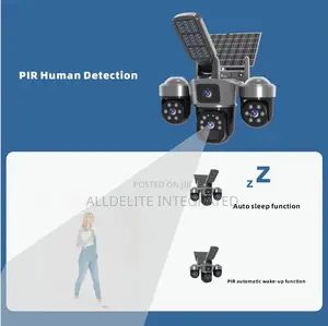 Solar CCTV Camera Wireless Outdoor Security Surveillance Camera