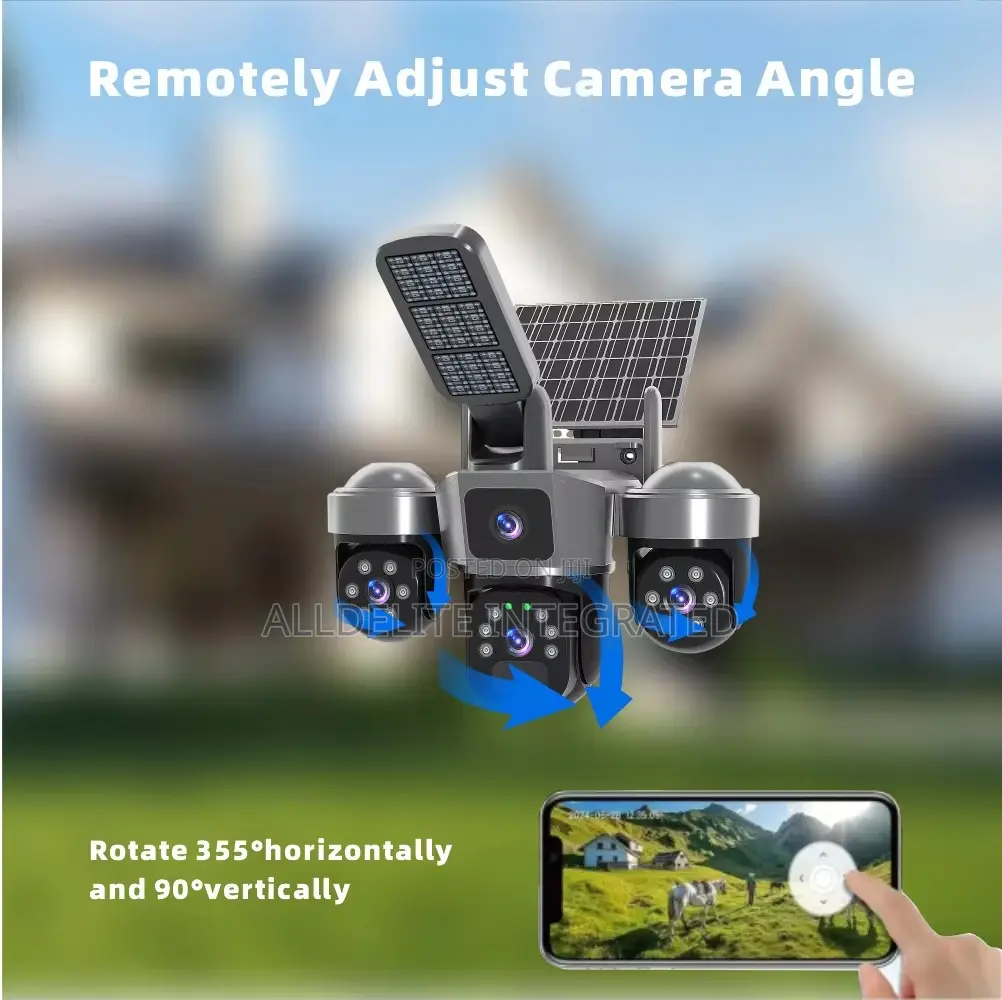 Solar CCTV Camera Wireless Outdoor Security Surveillance Camera