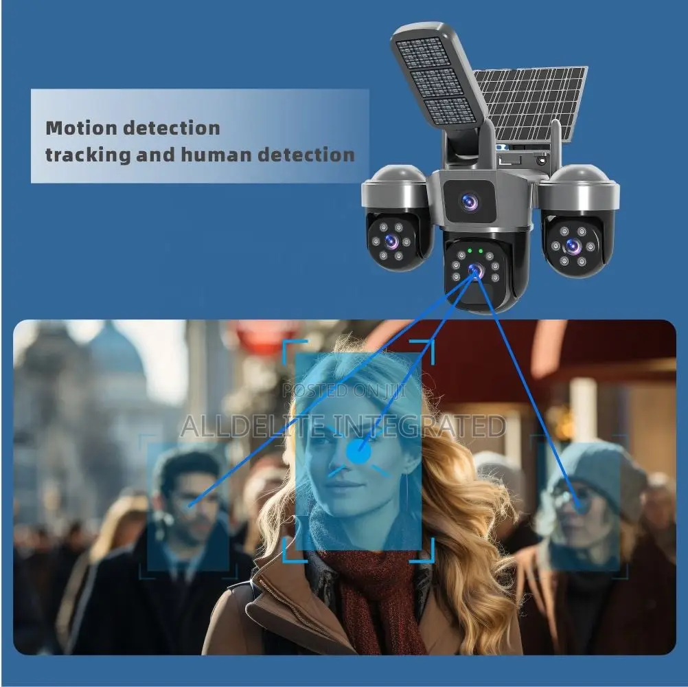 Solar CCTV Camera Wireless Outdoor Security Surveillance Camera