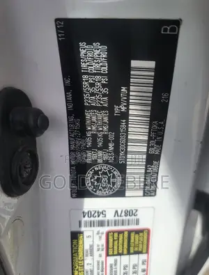 Toyota Sienna 2013 White