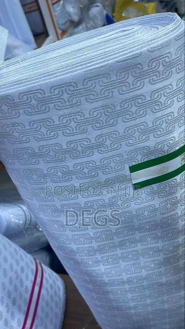 White Stylish Garment Fabrics