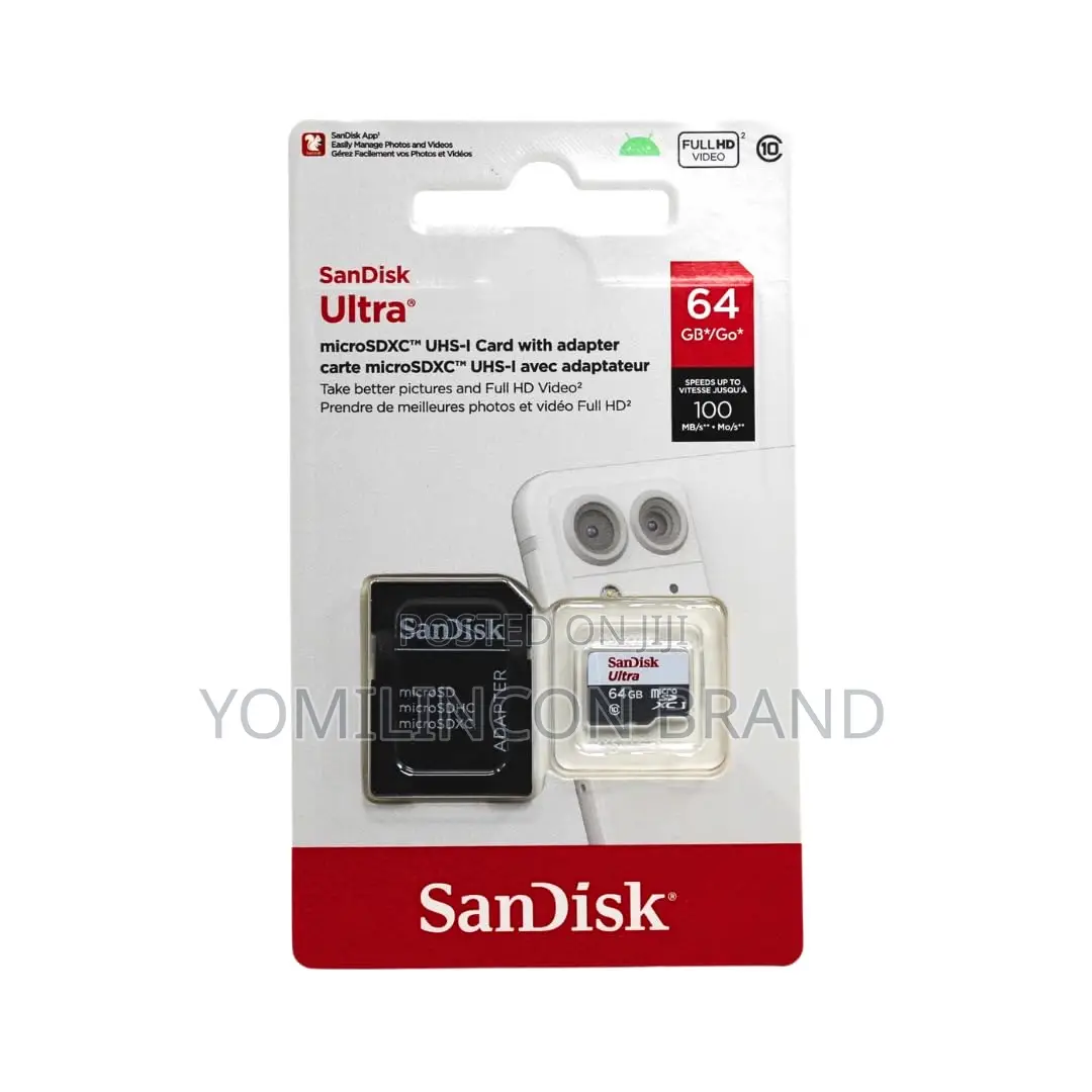 64 Gg Ultra Micro Sd 100mbs