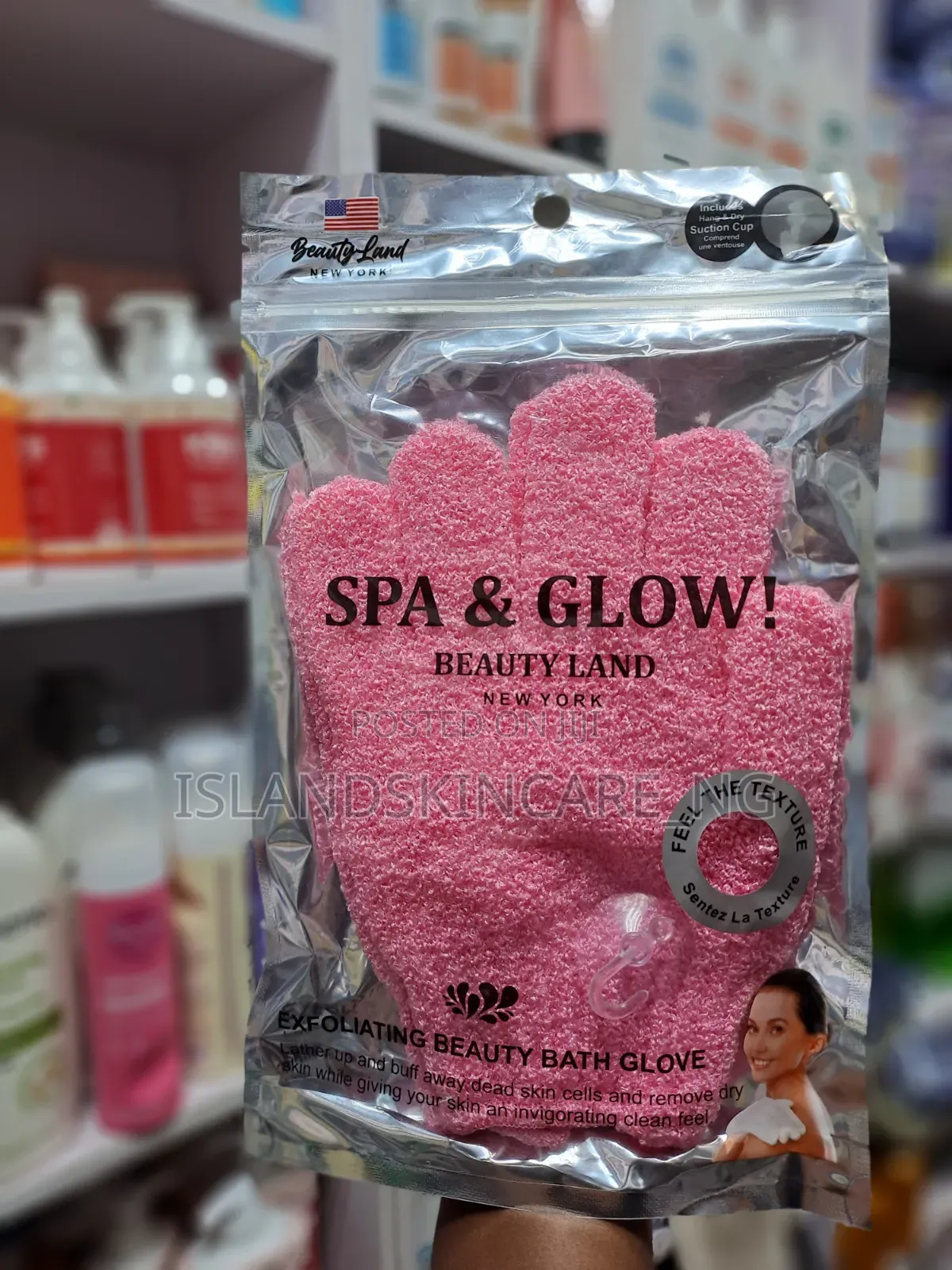 Beauty Land Exfoliating Bath Gloves