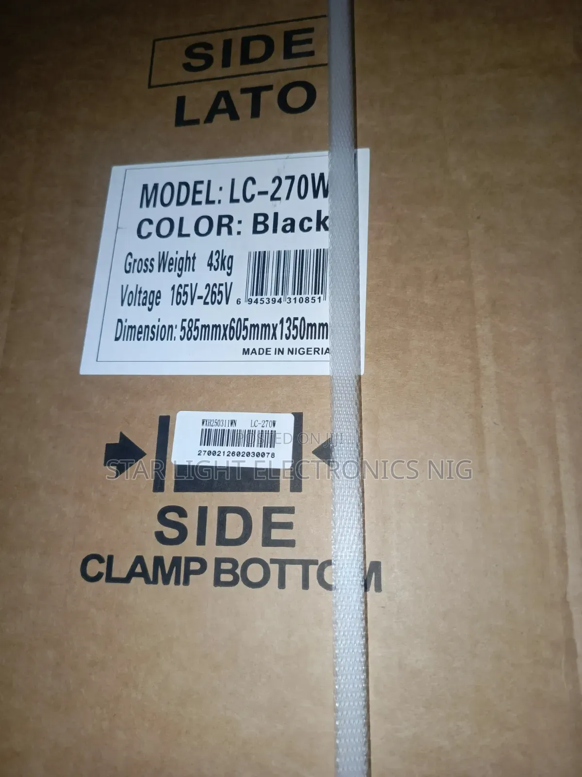 Black Chillers 270 Liters