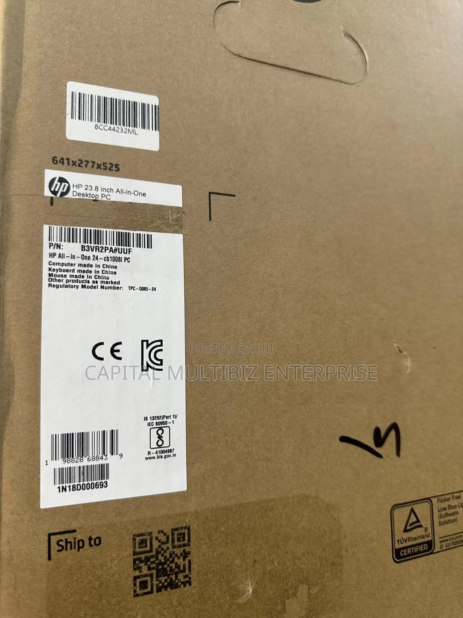 New Desktop Computer HP AiO 24 8GB Intel Core i3 SSD 512GB
