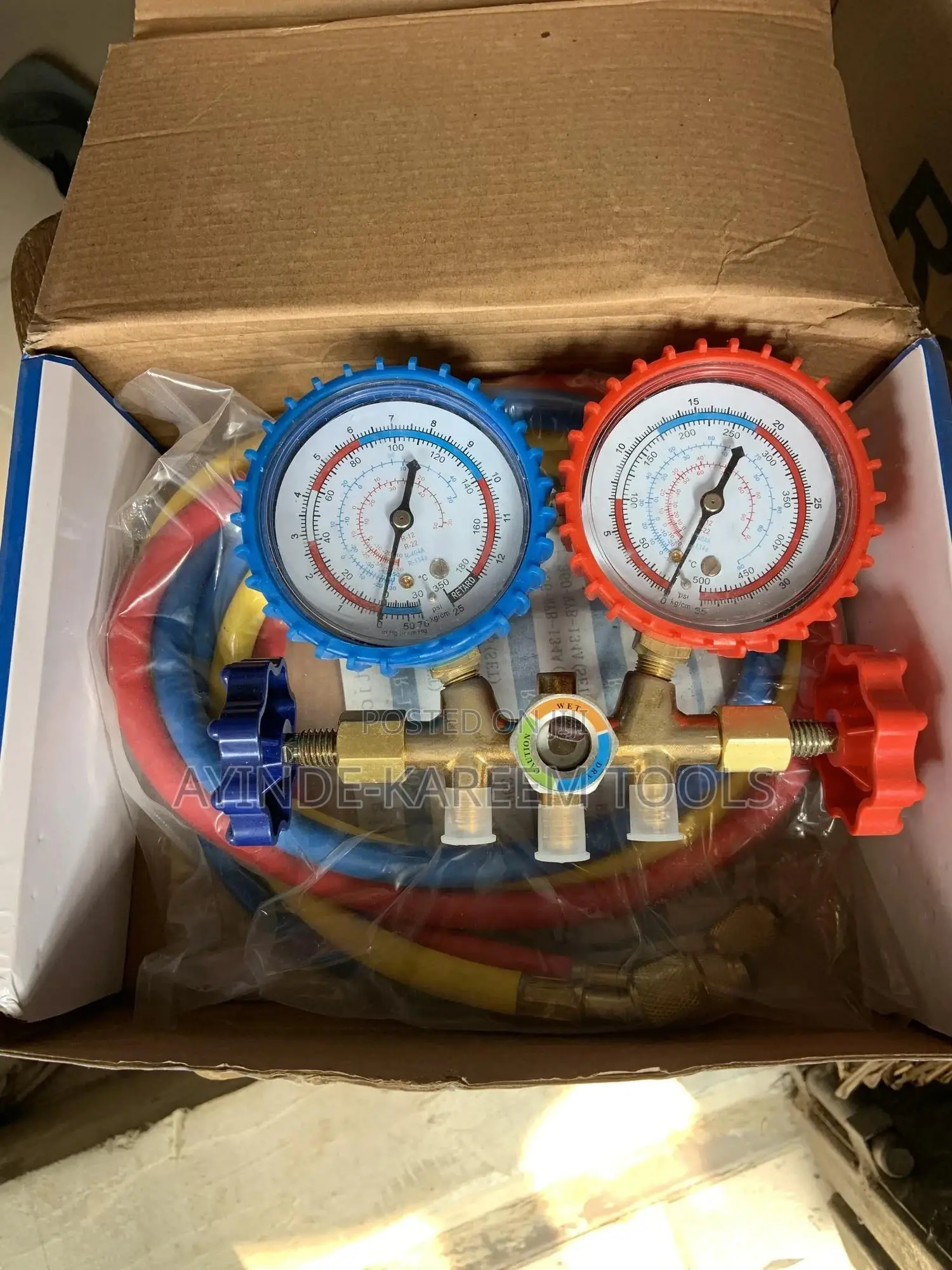 Manifold Guage for Testing/Charging Evacuating