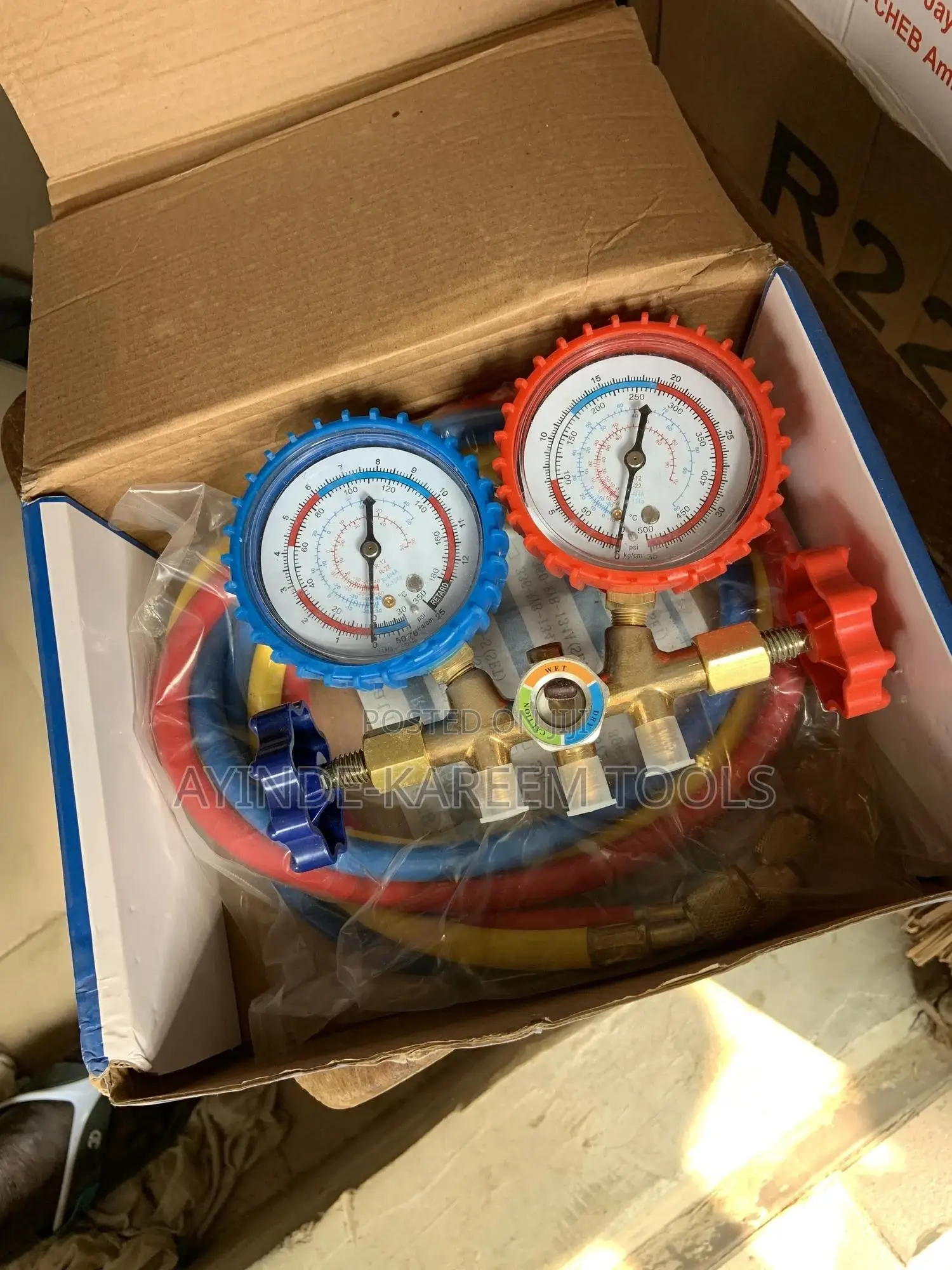Manifold Guage for Testing/Charging Evacuating