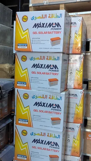 Maximum Power 130ah Gel Solar Battery.