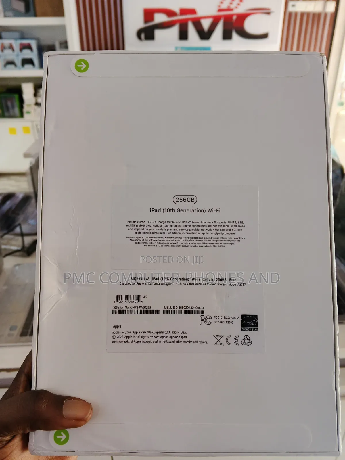 New Apple iPad (2022) 256 GB Blue