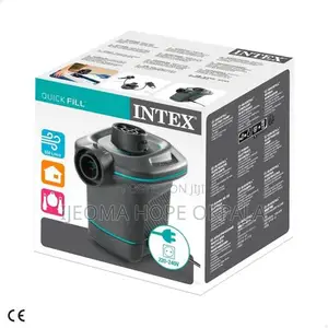Intex Ac Electric Pump 220-240v Made For Pumping Airbed Mattress E,T,C