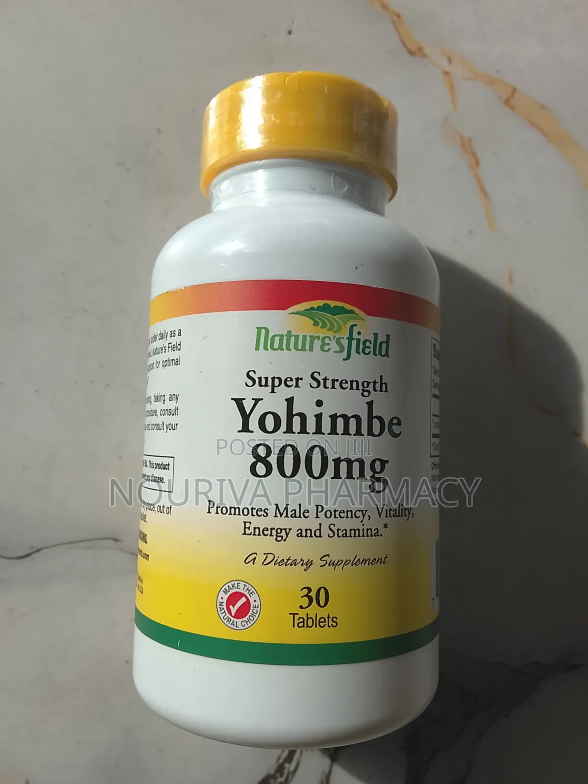 Nature's Field Yohimbe (800mg)