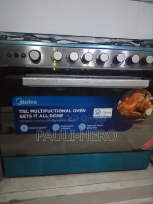 Midea Cooker 4 Gas Burner With 2 Hot Plate 90×60