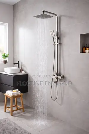 Silver Shower Set