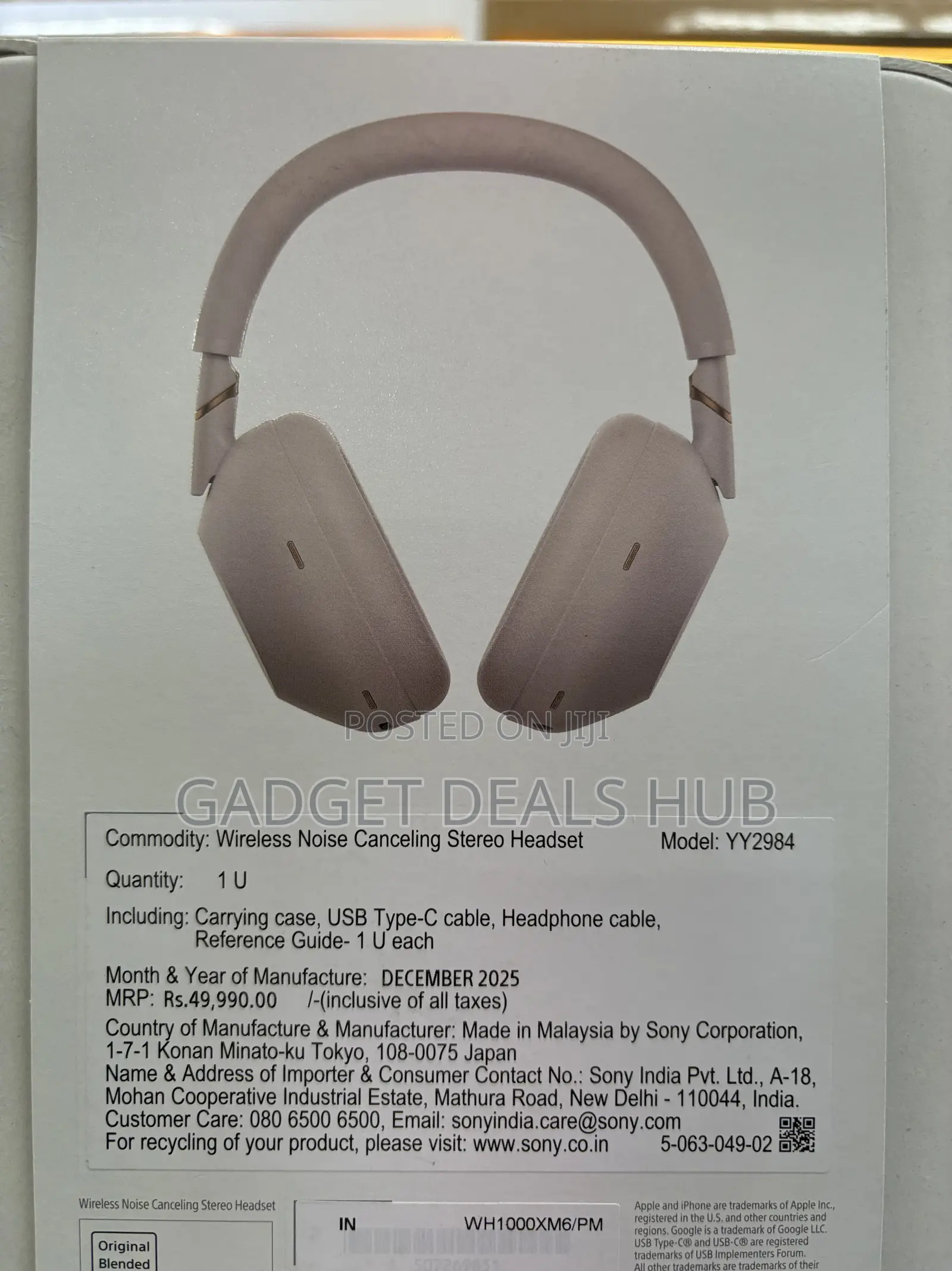 Sony Wh-1000xm6
