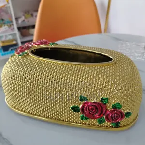 Golden Box Tissue Box
