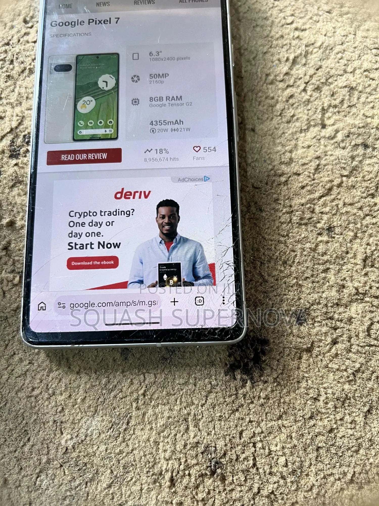 Google Pixel 7 256 GB White